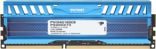 Alt view image 2 of 3 - Patriot Viper 3 4GB DDR3 1600 (PC3 12800) Intel Extreme Masters Desktop Memory Model PVI34G160C9