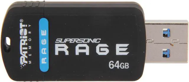 Alt view image 2 of 5 - Patriot Supersonic Rage XT 64GB Flash Drive PEF64GSRUSBh