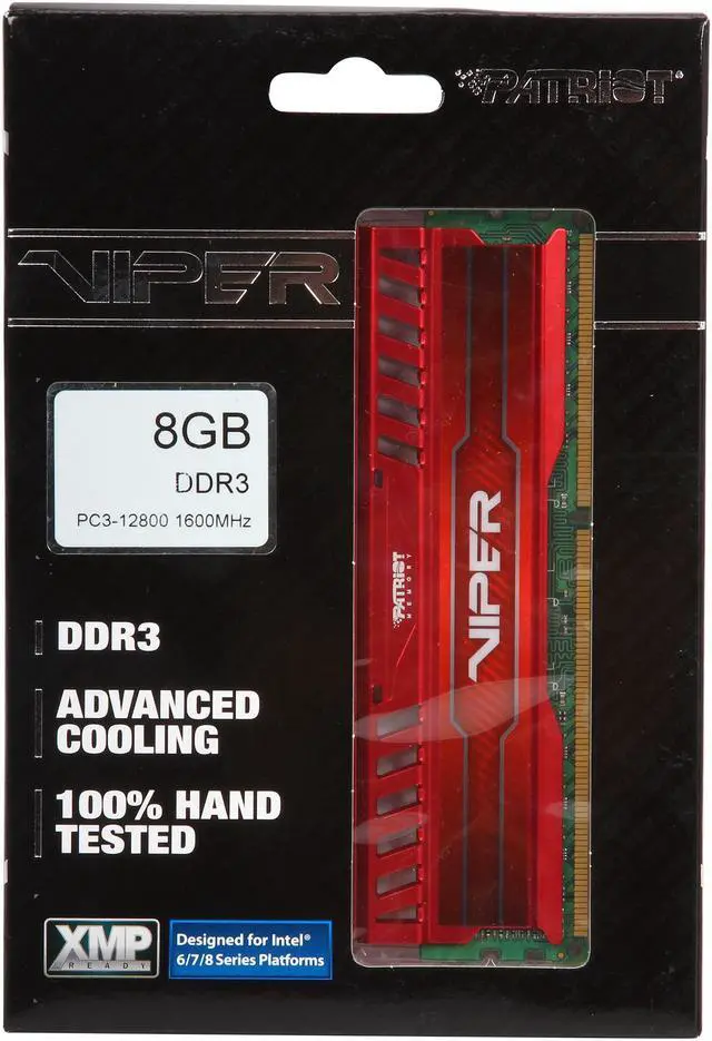 Patriot Viper 3 8GB DDR3 1600 (PC3 12800) Desktop Memory Model