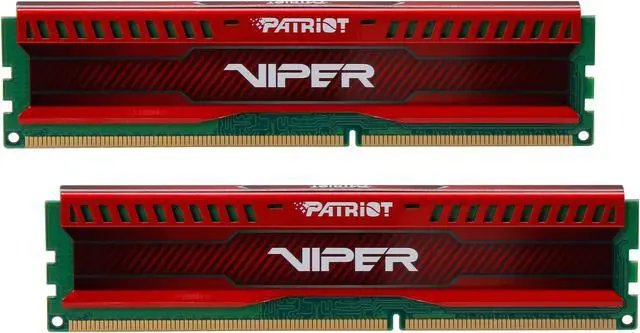Main image of Patriot Viper 3 Low Profile Red 8GB (2 x 4GB) DDR3 2133 (PC3 17000) Desktop Memory Model PVL38G213C1KR
