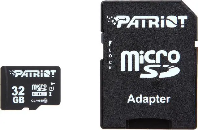 Main image of Patriot LX Pro 32GB microSDHC Flash Card Model PSF32GMCSHC10BK