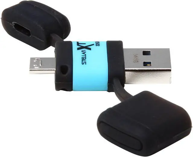 Alt view image 4 of 5 - Patriot Stellar Boost XT 32GB OTG / USB 3.0 Flash Drive PEF32GSTRXTOTG