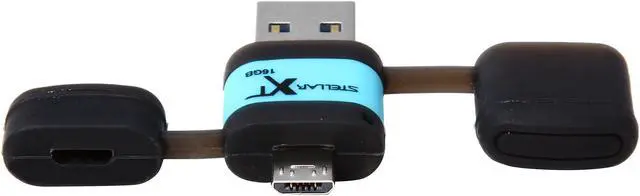 Alt view image 4 of 6 - Patriot Stellar Boost XT 16GB USB 3.0/OTG Flash Drive PEF16GSTRXTOTG