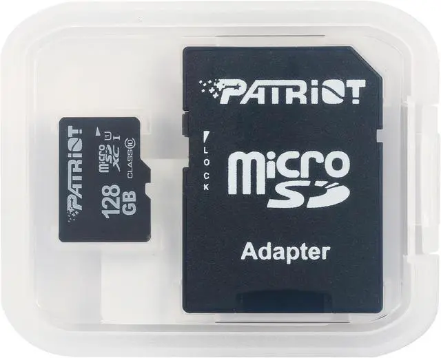 Alt view image 5 of 5 - Patriot LX Series 128GB microSDXC Flash Card Model PSF128GMSXC10BK