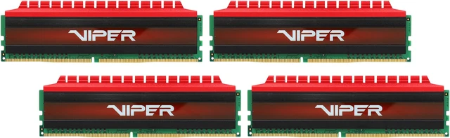 Main image of Patriot Viper 4 16GB (4 x 4GB) DDR4 3000 (PC4 24000) Extreme Performance Quad Memory Kit Model PV416G300C6QK