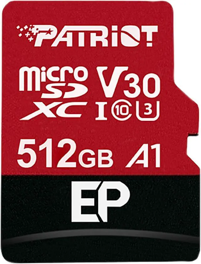 Main image of Patriot EP Series 512GB microSDXC Flash Card Model PEF512GEP31MCX