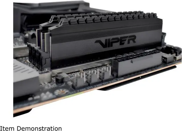 Alt view image 6 of 8 - Patriot Viper 4 Blackout Series 16GB (2 x 8GB) 288-Pin DDR4 SDRAM DDR4 3200 (PC4 25600) AMD Compatible Desktop Memory Model PVB416G320C6K