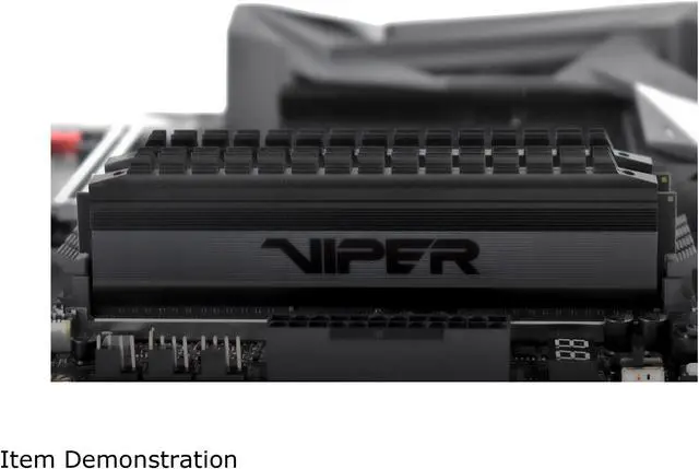 Alt view image 5 of 8 - Patriot Viper 4 Blackout Series 16GB (2 x 8GB) 288-Pin DDR4 SDRAM DDR4 3200 (PC4 25600) AMD Compatible Desktop Memory Model PVB416G320C6K