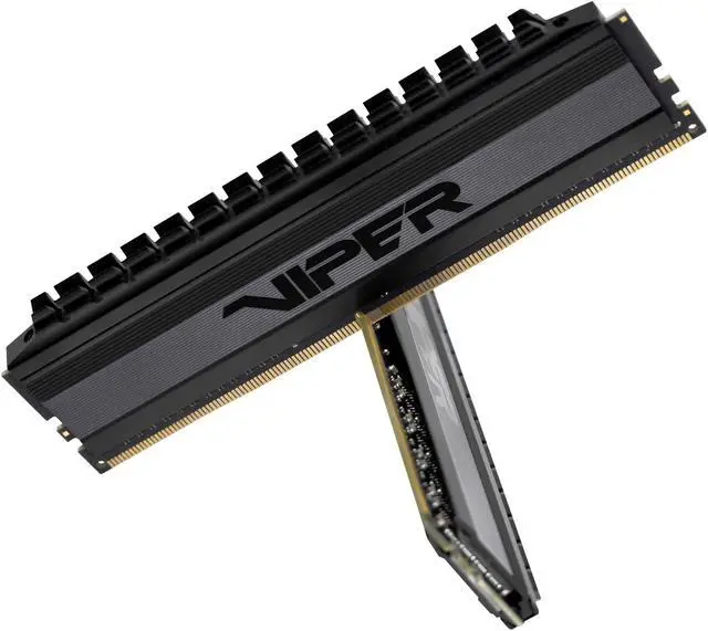 Alt view image 3 of 6 - Patriot Viper 4 Blackout Series 16GB (2 x 8GB) 288-Pin DDR4 SDRAM DDR4 4133 (PC4 33000) Intel XMP 2.0 Desktop Memory Model PVB416G413C8K, AMD Compatible