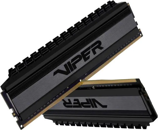 Alt view image 4 of 6 - Patriot Viper 4 Blackout Series 16GB (2 x 8GB) 288-Pin DDR4 SDRAM DDR4 4133 (PC4 33000) Intel XMP 2.0 Desktop Memory Model PVB416G413C8K, AMD Compatible