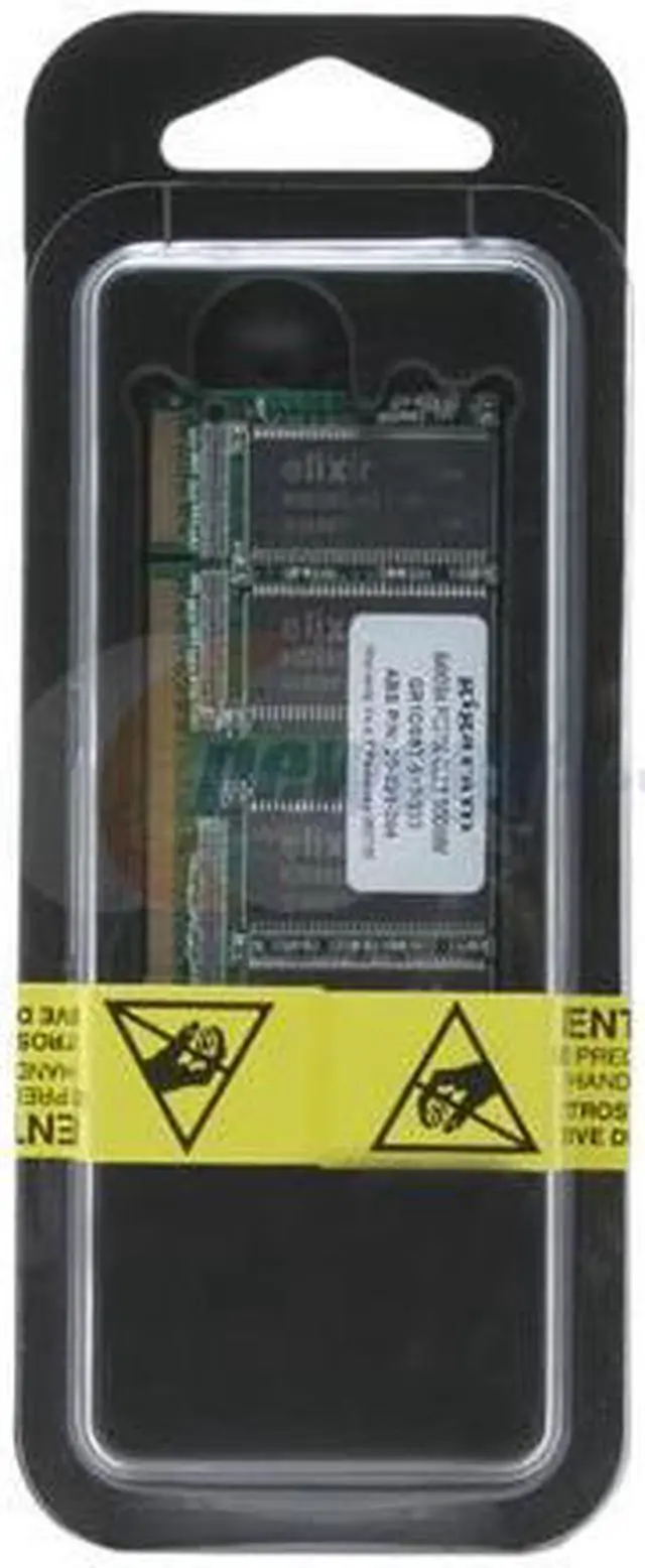 Alt view image 3 of 3 - gigaram 512MB 200-Pin DDR SO-DIMM DDR 333 (PC 2700) Laptop Memory Model GR1DS6T-512/333