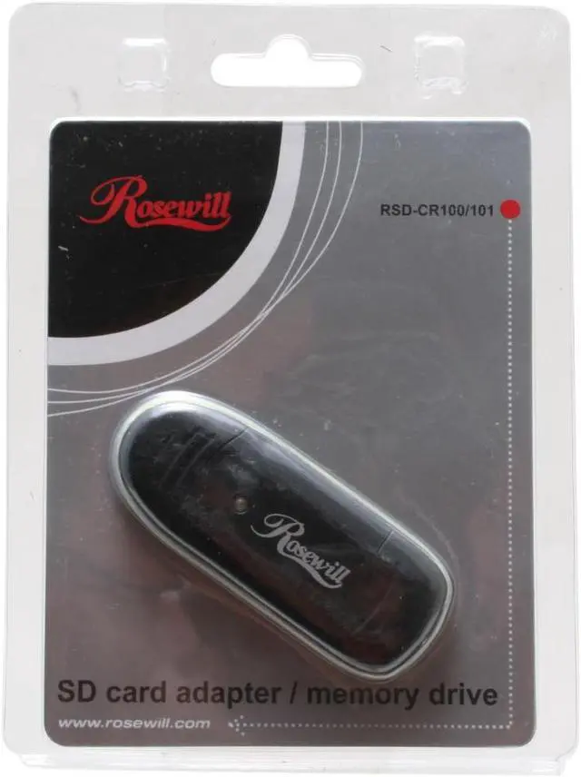 Alt view image 3 of 4 - Rosewill RSD-CR101 USB 2.0 Card Reader