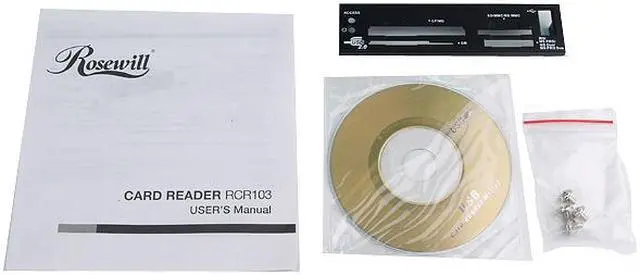 Alt view image 6 of 7 - Rosewill RCR-103 USB 2.0 Card Reader