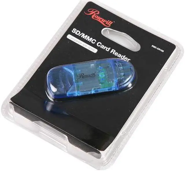 Alt view image 3 of 3 - Rosewill RSD-CR105 USB 2.0 SD/MMC Card Reader