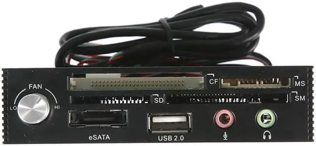 Alt view image 2 of 4 - Rosewill RCR-IM001B USB 2.0 Card Reader