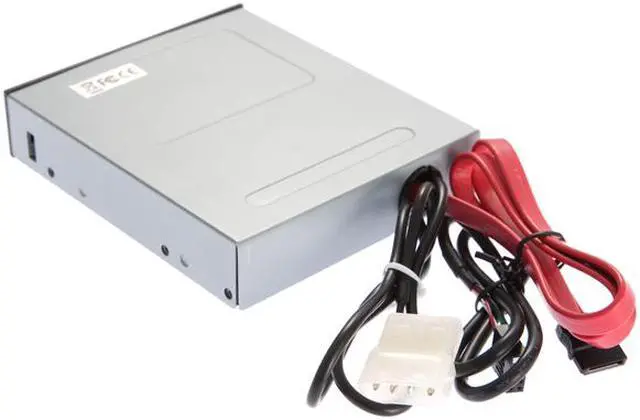 Alt view image 2 of 9 - Rosewill RCR-IM5001 - 75-in-1 Internal Card Reader Hub - 3 x USB 2.0 Ports / eSATA Port / Extra Silver Face Plate / Molex Power Cable - Fits 3.5” Drive Slot