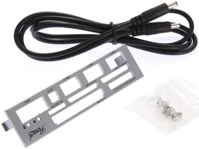 Alt view image 5 of 9 - Rosewill RCR-IM5001 - 75-in-1 Internal Card Reader Hub - 3 x USB 2.0 Ports / eSATA Port / Extra Silver Face Plate / Molex Power Cable - Fits 3.5” Drive Slot
