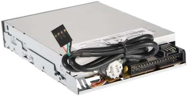 Alt view image 2 of 4 - Rosewill RCR-FD201 12-in-1 USB 2.0 3.5" Internal Card Reader w/ Floppy Drive