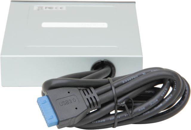 Alt view image 4 of 4 - Rosewill RDCR-11003 - 3.5" 74-in-1 Internal Card Reader with USB 3.0 Port
