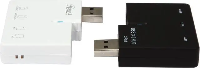 Alt view image 6 of 7 - Rosewill RCRC-200-U3 - Card Reader - Reads SD / SDHC / SDXC / MS / MMC / M2 / T-Flash Memory Cards, Plus 3-Port USB 3.0 Hub & Connection to Computer