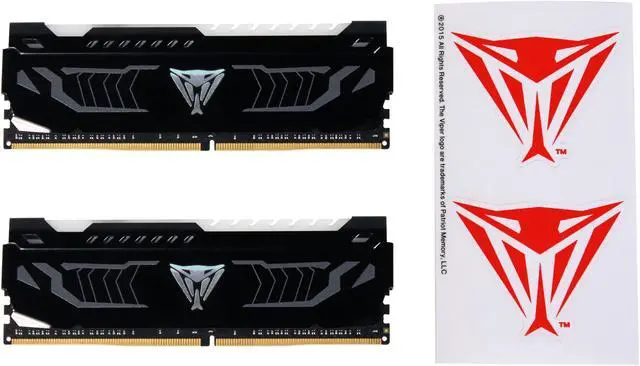 Alt view image 4 of 7 - Patriot Viper LED 16GB (2 x 8GB) DDR4 3600MHz DRAM (Desktop Memory) CL16 1.35V White DIMM (288-pin) Extreme Performance PVLW416G360C6K (Intel XMP, AMD Ryzen)