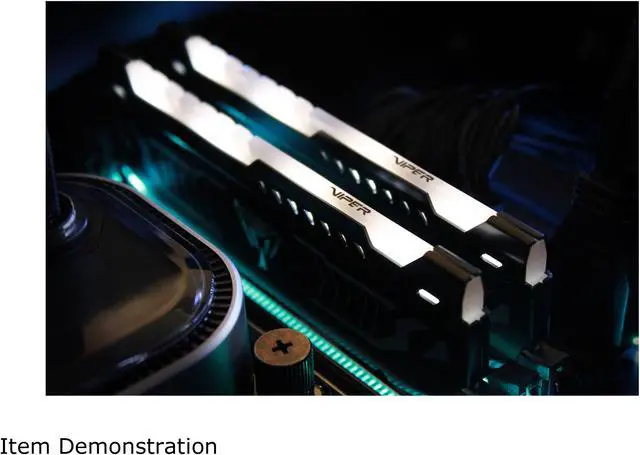 Alt view image 5 of 7 - Patriot Viper LED 16GB (2 x 8GB) DDR4 3600MHz DRAM (Desktop Memory) CL16 1.35V White DIMM (288-pin) Extreme Performance PVLW416G360C6K (Intel XMP, AMD Ryzen)