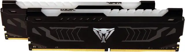 Alt view image 3 of 7 - Patriot Viper LED 16GB (2 x 8GB) DDR4 3600MHz DRAM (Desktop Memory) CL16 1.35V White DIMM (288-pin) Extreme Performance PVLW416G360C6K (Intel XMP, AMD Ryzen)