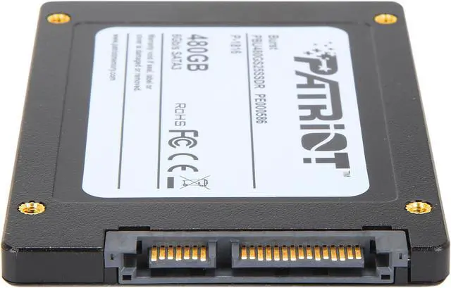 Alt view image 5 of 5 - Patriot Burst 2.5" 480GB SATA III Internal Solid State Drive (SSD) PBU480GS25SSDR