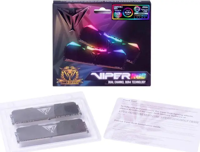 Alt view image 4 of 5 - Patriot 16GB (2 x 8GB) 288-Pin PC RAM DDR4 3200 (PC4 25600) Desktop Memory Model PVR416G320C6K