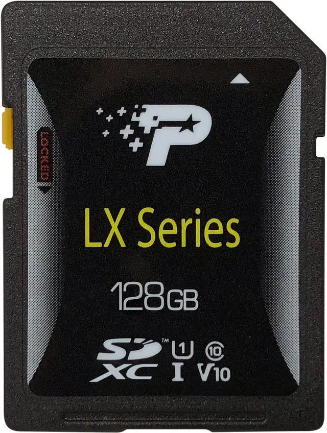 Main image of Patriot LX Series 128GB Secure Digital Extended Capacity (SDXC) Flash Card Model PSF128GLX1SDX