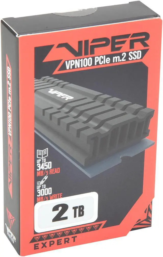 Alt view image 9 of 9 - Patriot VPN100 M.2 2280 2TB PCIe Gen3 x4, NVMe 1.3 Internal Solid State Drive (SSD) VPN100-2TBM28H