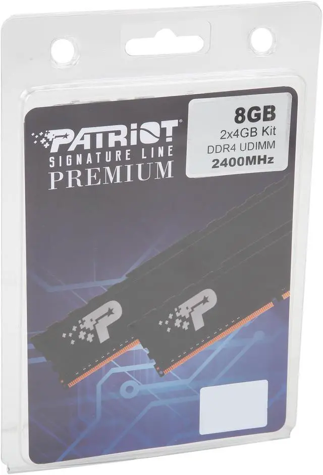 Alt view image 3 of 3 - Patriot 8GB (2 x 4GB) DDR4 2400 (PC4 19200) Desktop Memory Model PSP48G2400KH1