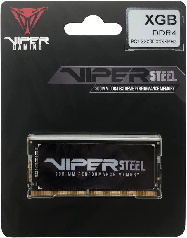 Alt view image 6 of 7 - Patriot Viper Steel 8GB 260-Pin DDR4 SO-DIMM DDR4 2666 (PC4 21300) Laptop Memory Model PVS48G266C8S