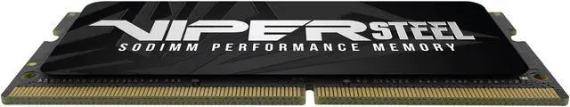 Alt view image 3 of 7 - Patriot Viper Steel 32GB 260-Pin DDR4 SO-DIMM DDR4 3000 (PC4 24000) Laptop Memory Model PVS432G300C8S