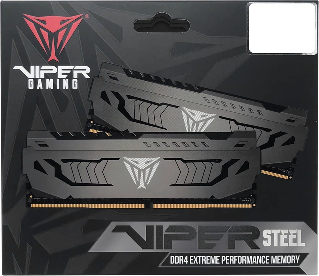 Alt view image 5 of 6 - Patriot Viper Steel 32GB 288-Pin PC RAM DDR4 3200 (PC4 25600) Desktop Memory Model PVS432G320C6