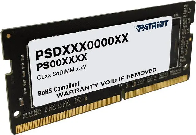 Alt view image 3 of 4 - Patriot Signature Line 8GB 260-Pin DDR4 SO-DIMM DDR4 3200 (PC4 25600) Laptop Memory Model PSD48G320081S
