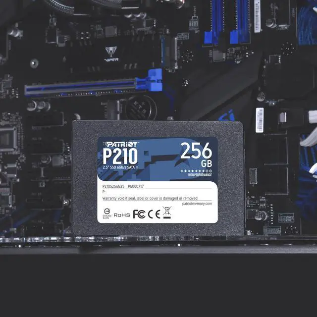 Alt view image 5 of 5 - Patriot P210 2.5" 256GB SATA III TLC Internal Solid State Drive (SSD) P210S256G25