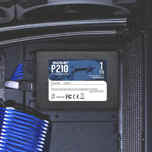 Alt view image 4 of 5 - Patriot P210 2.5" 1TB SATA III Internal Solid State Drive (SSD) P210S1TB25