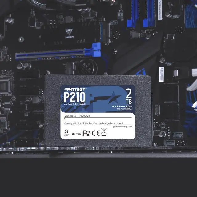 Alt view image 5 of 5 - Patriot P210 2.5" 2TB SATA III Internal Solid State Drive (SSD) P210S2TB25