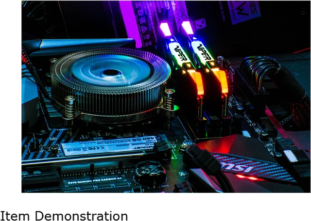 Alt view image 4 of 4 - Patriot Viper RGB 16GB DDR4 3600 (PC4 28800) Desktop Memory Model PVR416G360C8