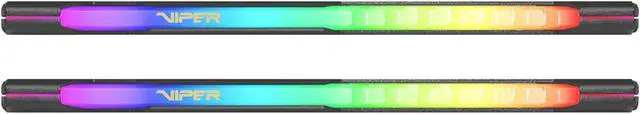 Alt view image 7 of 13 - Patriot Viper Steel RGB 16GB (2 x 8GB) DDR4 3600 (PC4 28800) Desktop Memory Model PVSR416G360C0K