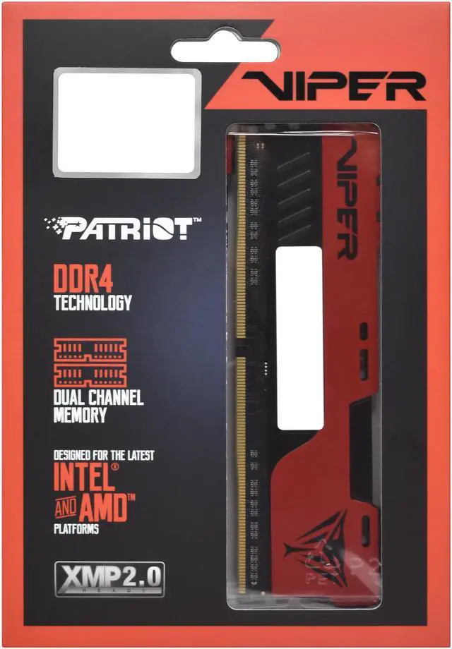 Alt view image 11 of 11 - Patriot Viper Elite II 32GB (2 x 16GB) DDR4 2666 (PC4 21300) Desktop Memory Model PVE2432G266C6K