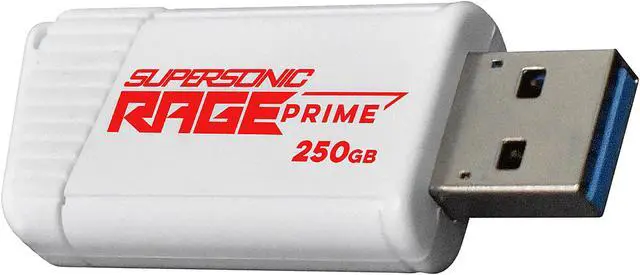 Alt view image 4 of 9 - Patriot Supersonic Rage Prime 250GB USB 3.2 Gen 2 Flash Drive PEF250GRPMW32U