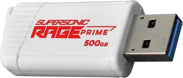 Alt view image 4 of 9 - Patriot Supersonic Rage Prime 500GB USB 3.2 Gen 2 Flash Drive PEF500GRPMW32U