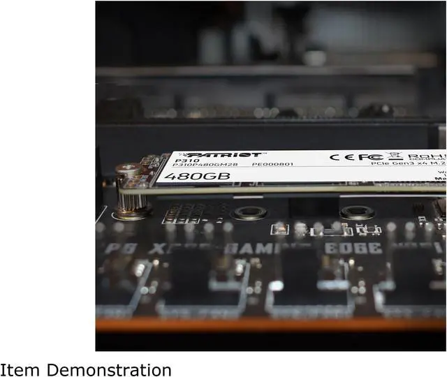 Alt view image 8 of 8 - Patriot P310 M.2 2280 480GB PCIe Gen3 x 4, NVMe 1.3 Internal Solid State Drive (SSD) P310P480GM28