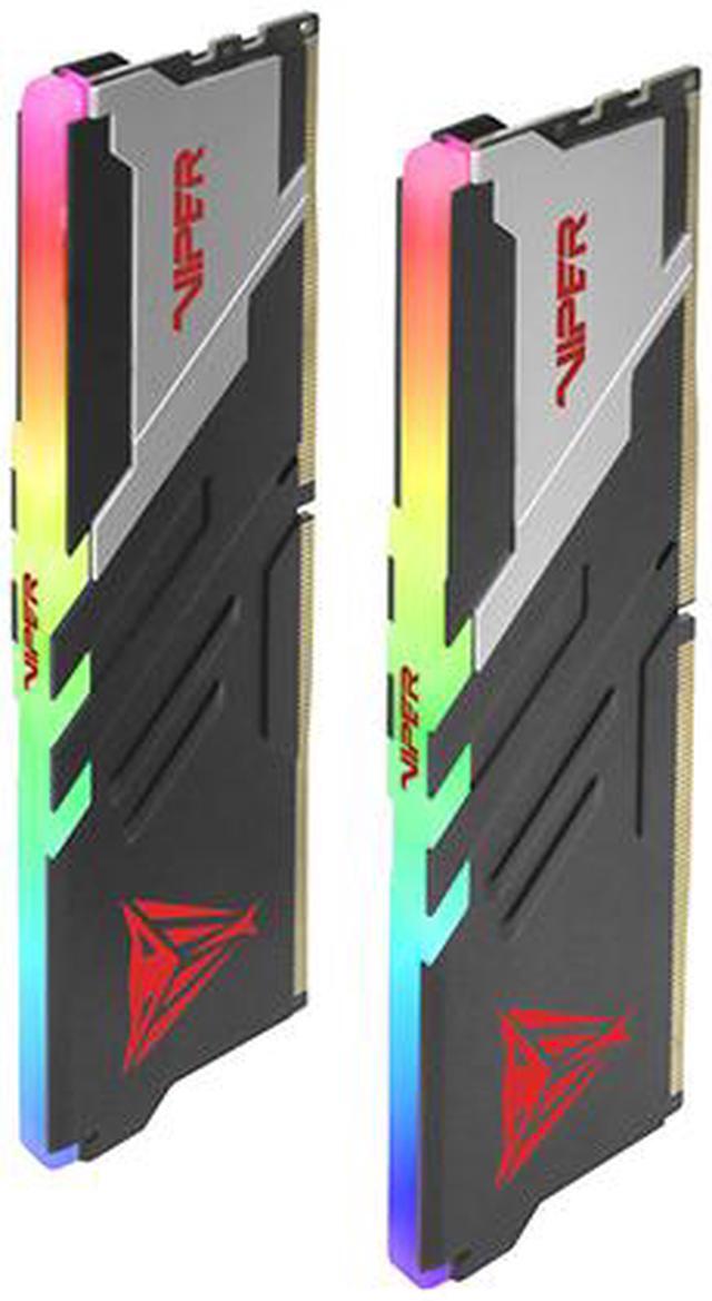 Alt view image 3 of 10 - Patriot Memory Viper Venom RGB DDR5 RAM 32GB (2X16GB) 6000MT/s CL30 UDIMM Desktop Gaming Memory Kit - PVVR532G600C30K
