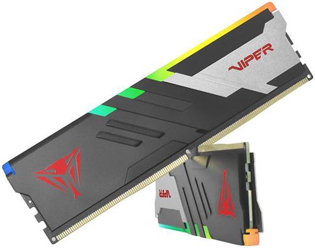 Alt view image 7 of 10 - Patriot Memory Viper Venom RGB DDR5 RAM 32GB (2X16GB) 6000MT/s CL30 UDIMM Desktop Gaming Memory Kit - PVVR532G600C30K