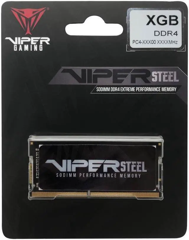 Alt view image 5 of 6 - Patriot Viper Steel 16GB 260-Pin DDR4 SO-DIMM DDR4 3200 (PC4 25600) Laptop Memory Model PVS416G320C8S