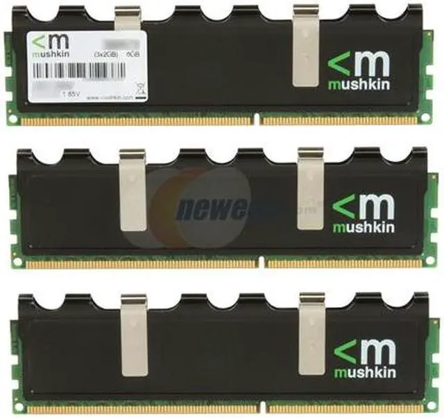 Alt view image 2 of 3 - Mushkin Enhanced Blackline 6GB (3 x 2GB) DDR3 1600 (PC3 12800) Triple Channel Kit Desktop Memory Model 998679