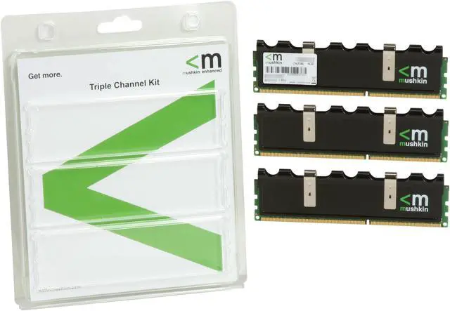 Alt view image 3 of 3 - Mushkin Enhanced Blackline 6GB (3 x 2GB) DDR3 1600 (PC3 12800) Triple Channel Kit Desktop Memory Model 998679